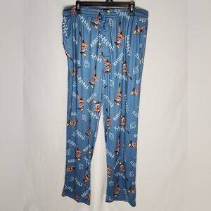 Men's Naruto Pajama Pants Lounge Sleep Shippuden 2XL Anime Kanji